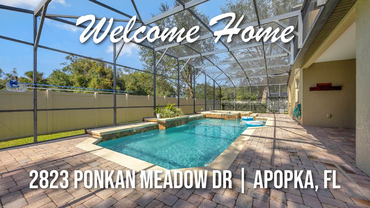 Homes for Sale in Apopka FL | Pool Home For Sale At 2823 Ponkan Meadow Drive Apopka FL 32712
