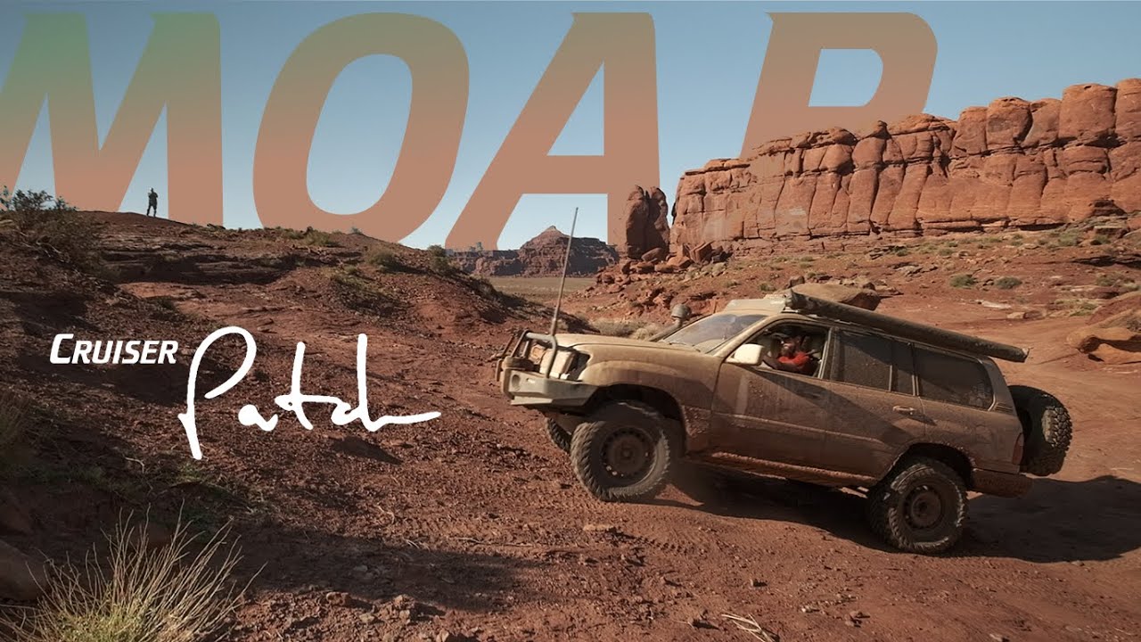 100 Series Land Cruisers (LX470) offroading the Utah desert on Fins 'n