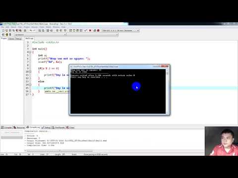 Video [Lập trình C] Viết chương trình nhập vào 1 số, kiểm... - youtube