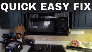 GE OVER THE RANGE SPACEMAKER MICROWAVE FIX