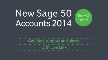 Sage 50 Accounts 2014 - Get Sage support and alerts with live links