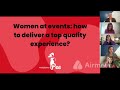 Replay webinar women at events how to deliver a topquality experience