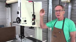 The Great Myth of Bandsaw Drift In the December issue of Wood Review magazine, Peter Young gives a step by step demonstration of how to adjust the blade,
