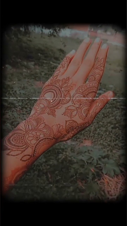 paheli baar #mehendi #dhadak #floral