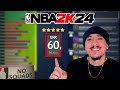  le meilleur 60 du jeu sur nba2k24 objectif doubledouble