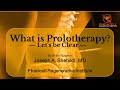 What is Prolotherapy?