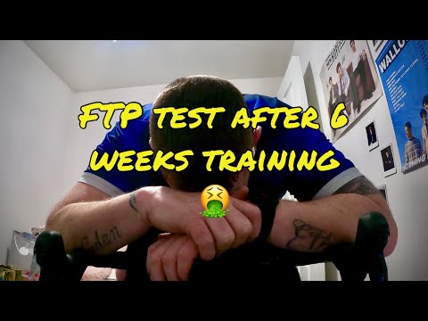 FTP test after a 6 week FTP builder programme on Zwift