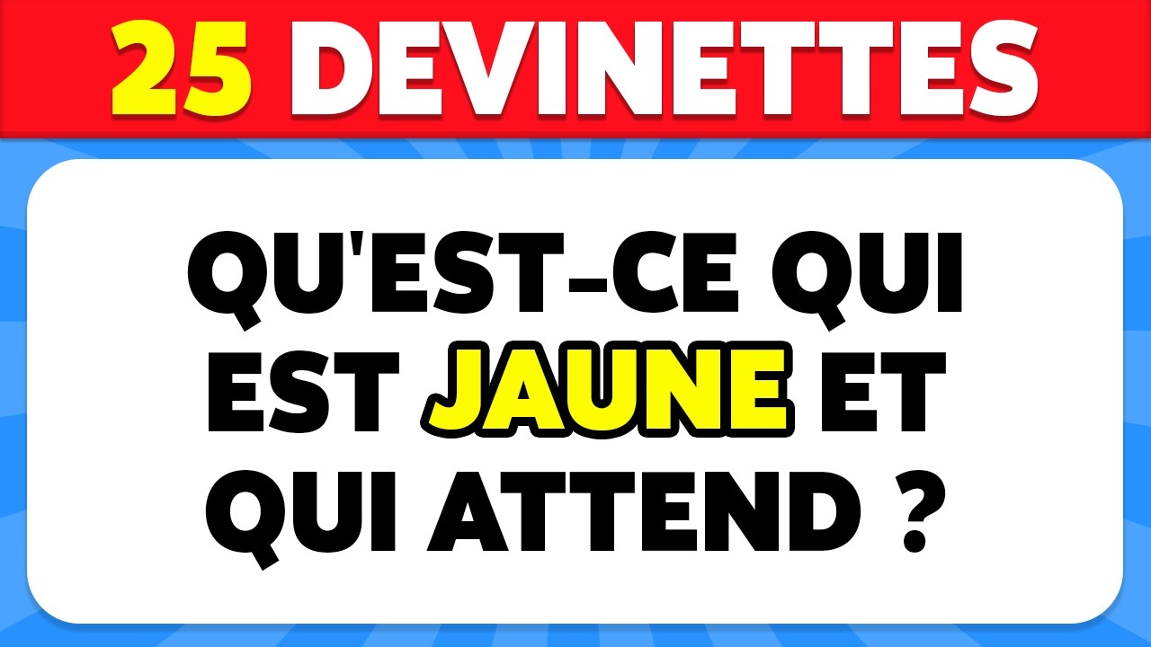 25 énigmes pour faire buguer ton cerveau 🧠😳 Test Mental | Quiz Devinettes