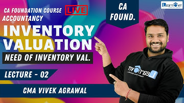 🔴#02 Inventory Valuation | Requirement of Inventory Valuation | CA, CMA foundation
