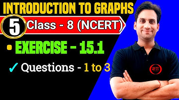 Exercise 15.1 (Q.1 - Q.3) NCERT Chapter 15 Class 8 Maths : Introduction to Graphs