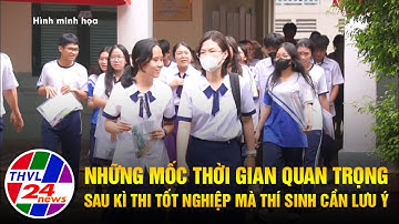 Những mốc thời gian quan trọng sau kì thi tốt nghiệp mà thí sinh cần lưu ý