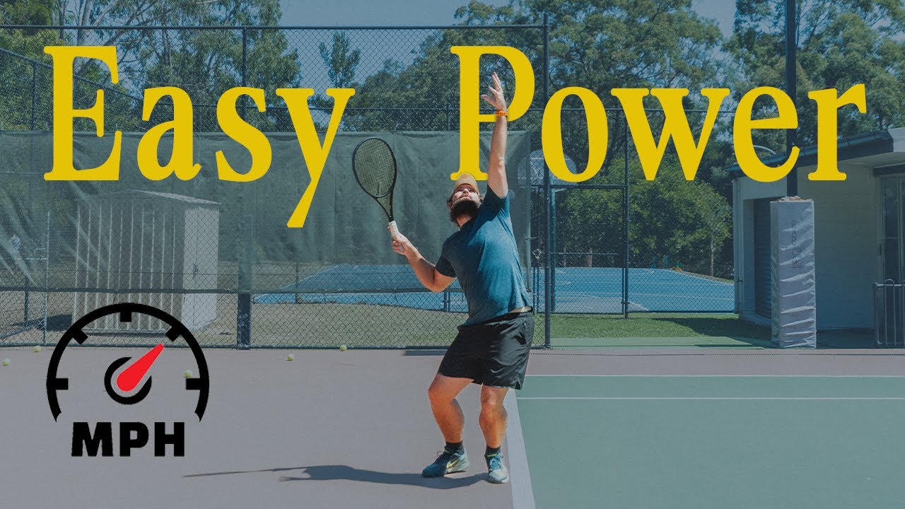 Как создать ЛЕГКУЮ СИЛУ при подаче в теннисе