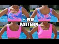 SWIMSUIT PATTERN | DIY Seamless Reversible Bikini Top free pdf sewing pattern | GIGI FASHION DESIGN