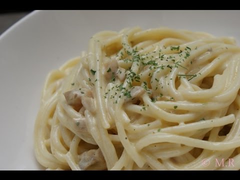 سباكيتي بالقشدة الطرية spaghetti créme fraiche - YouTube