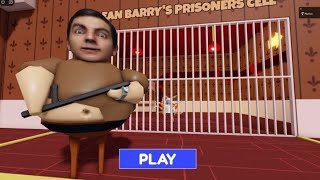 MR BEAN BARRYS PRISON RUN! ( Obby ) ( update ) #roblox #scaryobby #obby #pomni