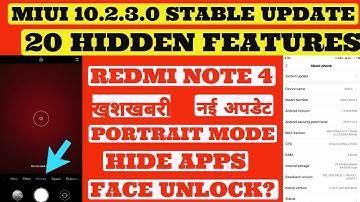 REDMI NOTE 4 MIUI 10.2.3.0 UPDATE 20 HIDDEN FEATURES | REDMI NOTE 4 MIUI 10.2.3.0 FIRST LOOK | PROOF
