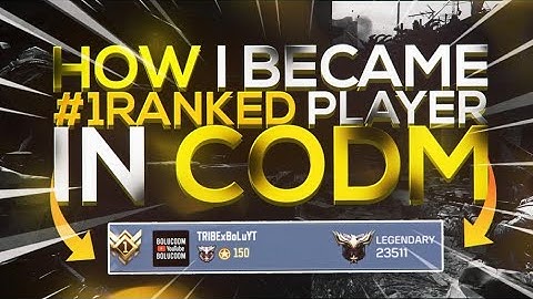 How I Became The #1 Ranked Player in COD Mobile