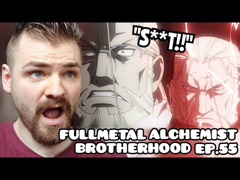 FATHER vs HOHENHEIM??!! | FULLMETAL ALCHEMIST BROTHERHOOD EPISODE 55 | New Anime Fan! | REACTION