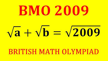 British Math Olympiad (BMO) Problem 2009