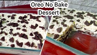 Oreo No Bake Recipe l No Bake Oreo Desserts