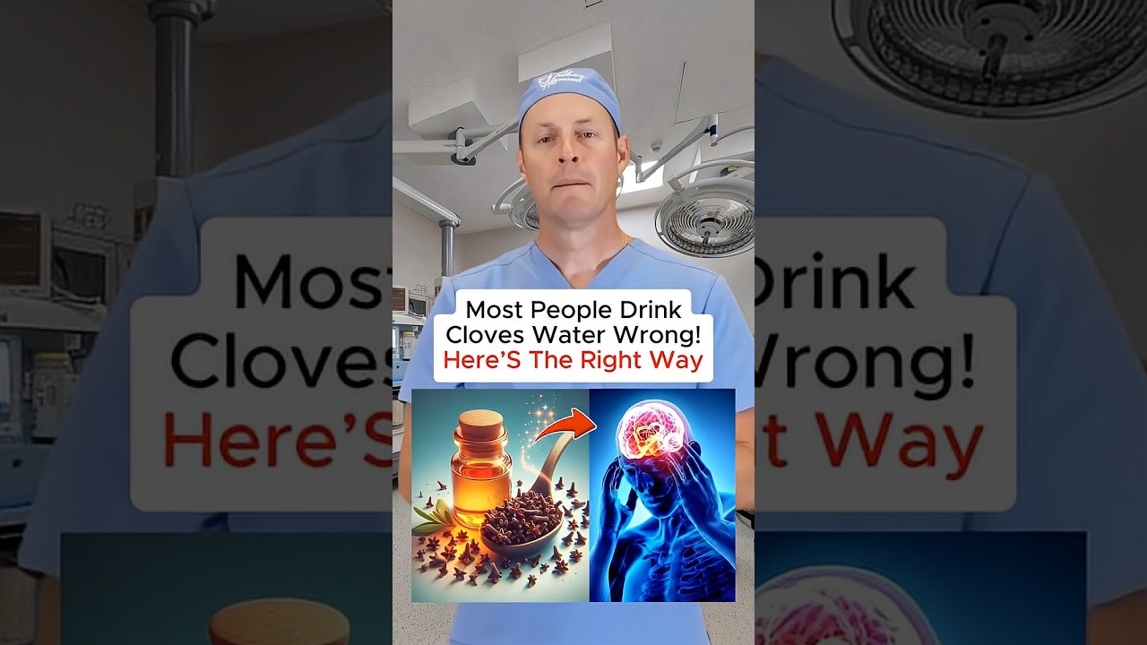 Most People Drink Cloves Water Wrong! HERE’S THE RIGHT WAY 