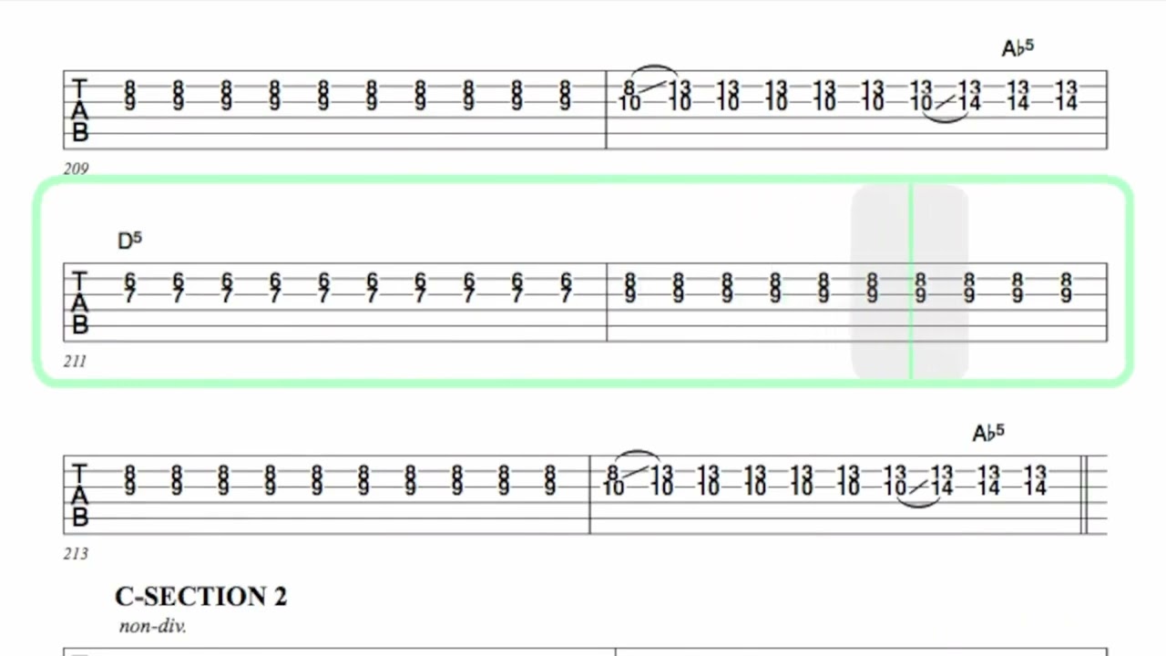 LAMB OF GOD ● The Number Six [ Isolated Guitar 2 + TAB ]