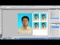 How to create passport size photo in photoshop