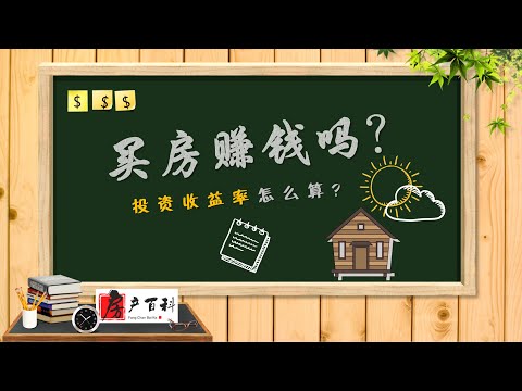 实例说明如何计算房产投资年收益率。收入，支出，贷款，增值，报税等因素如何影响？