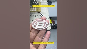 Custom 3D silicone logo patches for Clothing labels  #siliconelogo #logoprint #factory #heattransfer