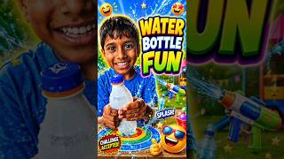 Water Bottle Fun Challenge 😍 | Kids Water Play Game | Funny Splash Moments. #niranjenfun #water #fun