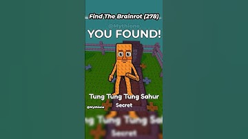 How To Get Tung Tung Tung Sahur | Find the Brainrot ROBLOX