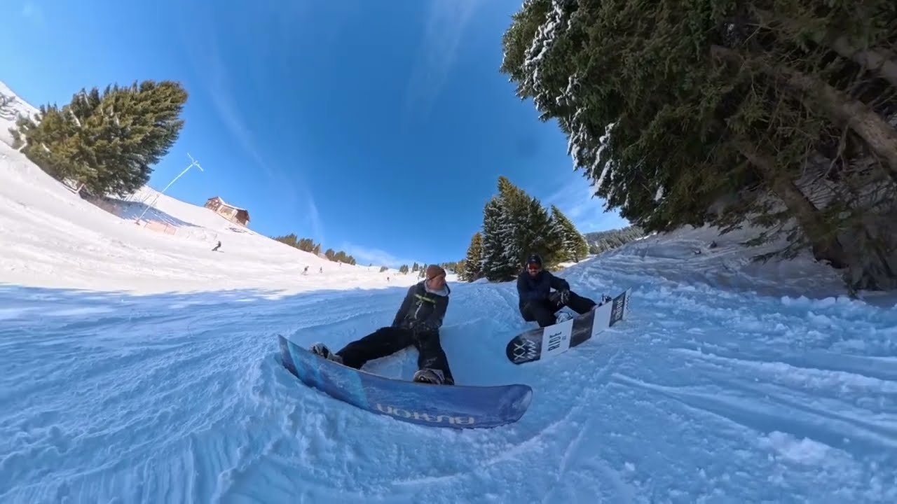 Snowboarden Damüls -Austria 