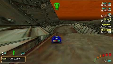 Re-Volt Custom Track POD: Magnetic by mrroblinx, Time Trial Laps