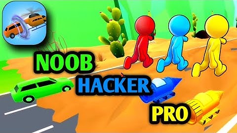 SHAPE-SHIFTING 🚁💨 GAMEPLAY vs noob vs pro vs hacker