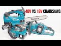 Makita 40v Chainsaw Review | Does it Smash the 18v Models? 18v VS 40v Comparison FULL REVIEW