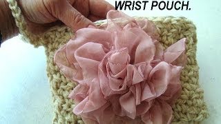 Clutch purse, wrist pouch