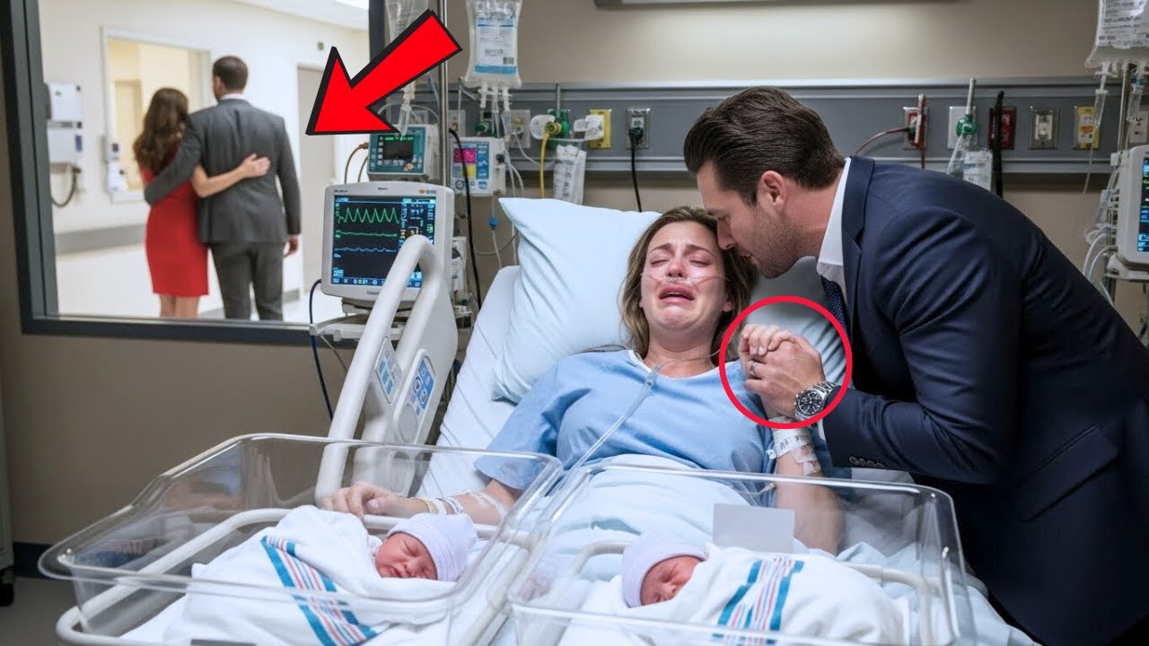 CEO abandoned Pregnant Wife's Final Hours For Mistress— His Billionaire Enemy Became Step Twins' Dad