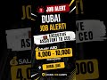 🚨 Executive Assistant to CEO Job in Dubai Salary Up To AED 10,000 🇦🇪