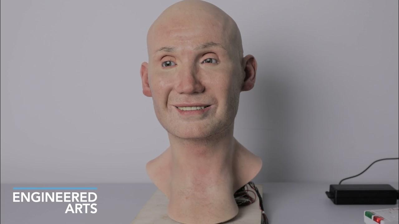 Realistic Mesmer Robot Head - Adran - YouTube