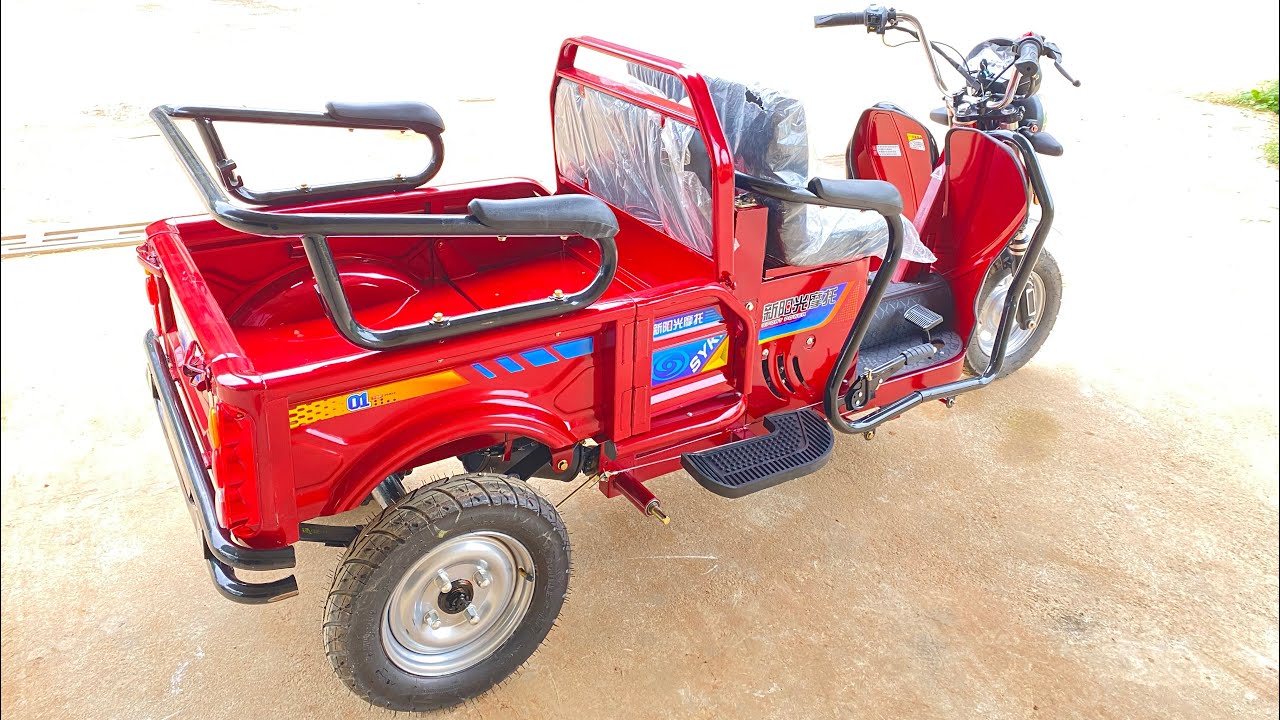 Giới Thiệu Xe 3 Bánh Chạy Xăng Đa Năng 125cc Phù Hợp cho Thương Binh, Người Già và người Khuyết Tật