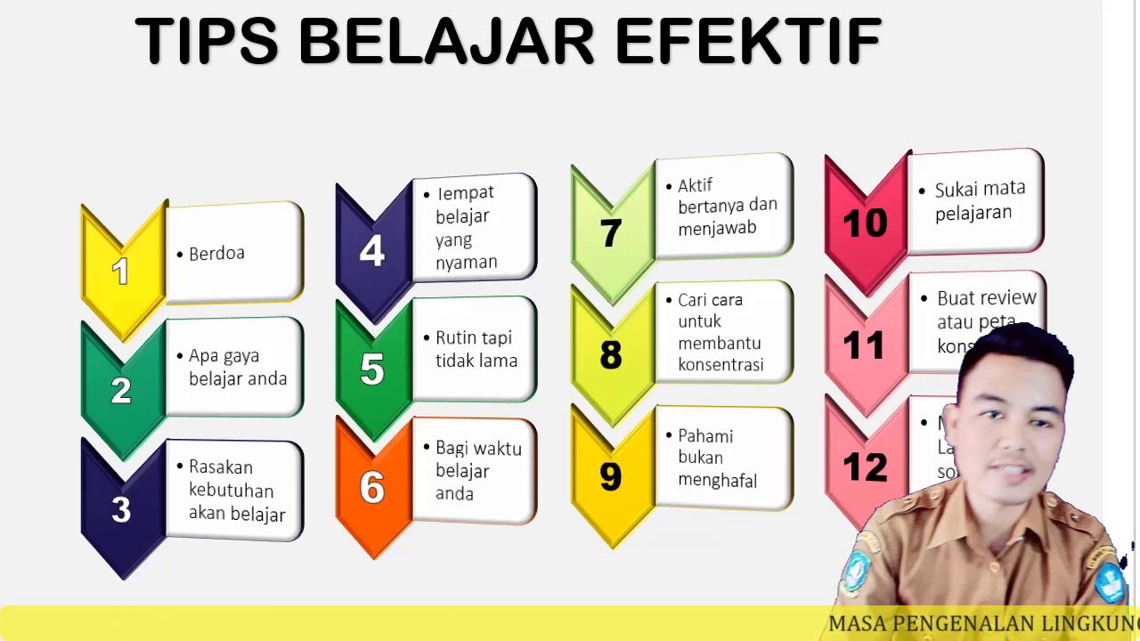 Cara belajar efektif materi MPLS 2020 SMA Negeri 2 Singkep  
