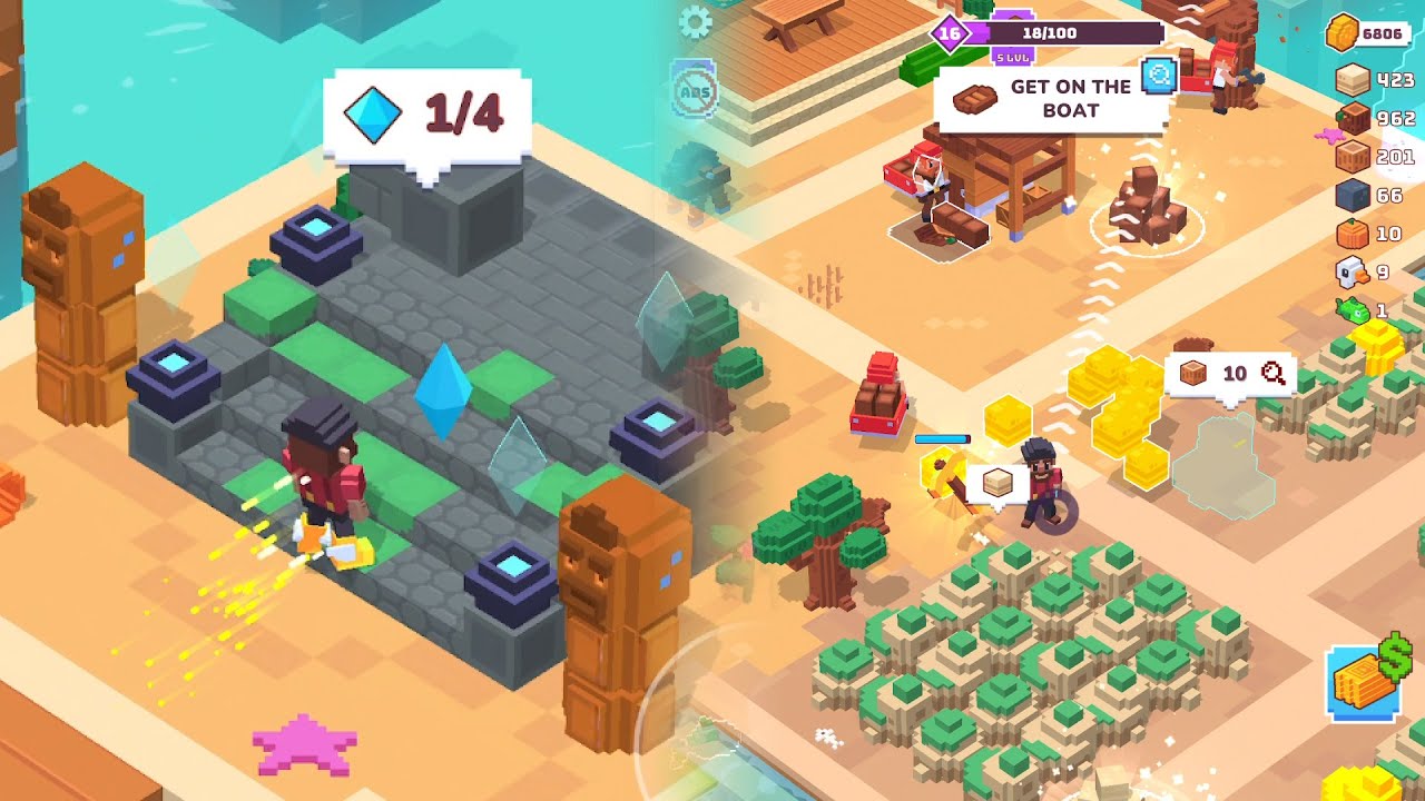 ANOTHER CRYSTAL - Craft Valley (Android, iOS) Gameplay Part 15 - YouTube