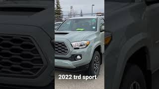 2022 Tacoma TRD Sport Lunar Rock