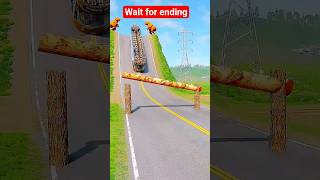 First 2 Buses Safe… 3rd Bus Disaster 😳🔥 | BeamNG.drive#viral #trending #fyp#shorts #gaming #inian