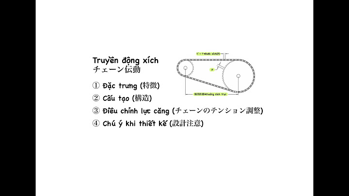 Hệ thống dẫn động xích tải tiếng anh là gì năm 2024