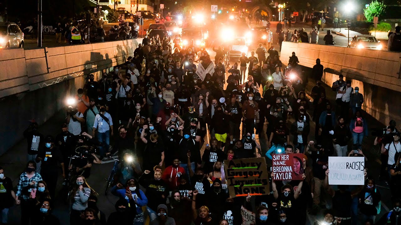 Breonna Taylor protests continue into second night