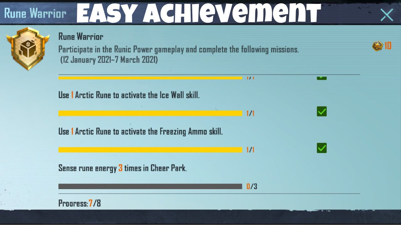 How to complete Rune Warrior Achievement