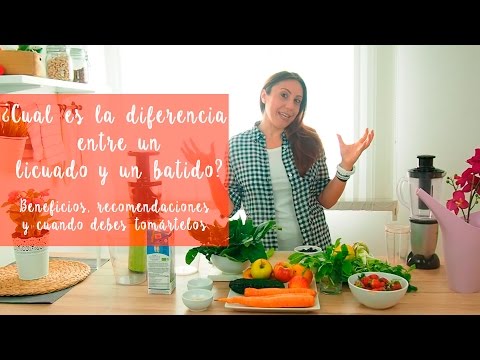 Vídeo: Diferencia Entre Batido Y Batido