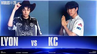 LYON vs. KC | WORLDS 2026 | Swiss Stage | Day 06