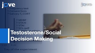 Behavioral Endocrinology & Experimental Economics l Protocol Preview